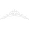 Ekena Millwork Pitch Baile Architectural Grade PVC Gable Pediment, 72"W x 27"H x 1"P (9/12) GPP072X027X100BAI - alternate 5